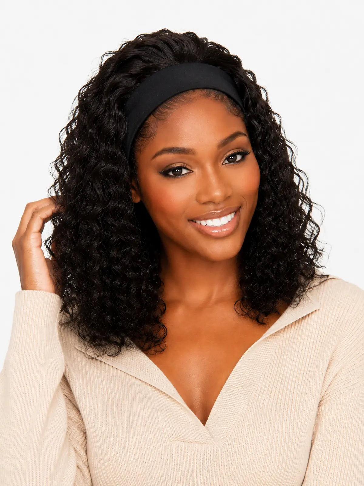 Glueless wig no adhesive application