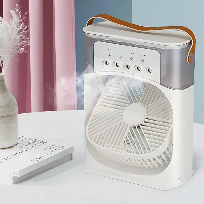 3-in-1 Fan with 7-Colour LED Light - BreezeMaster Pro