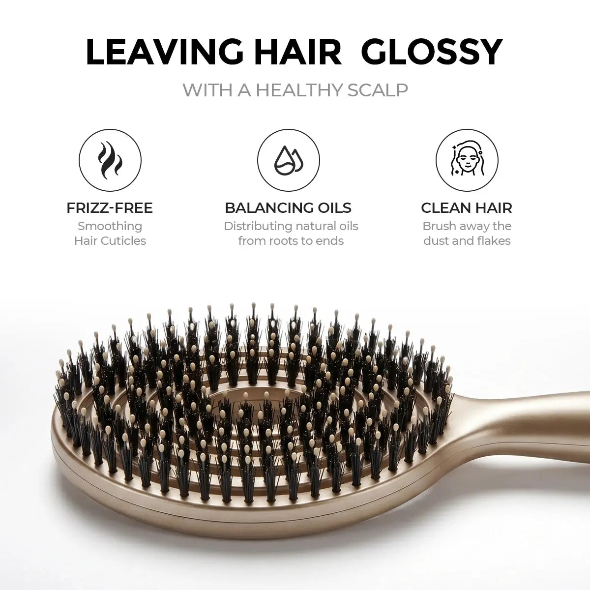 TYMO RootLift detangling brush – front view