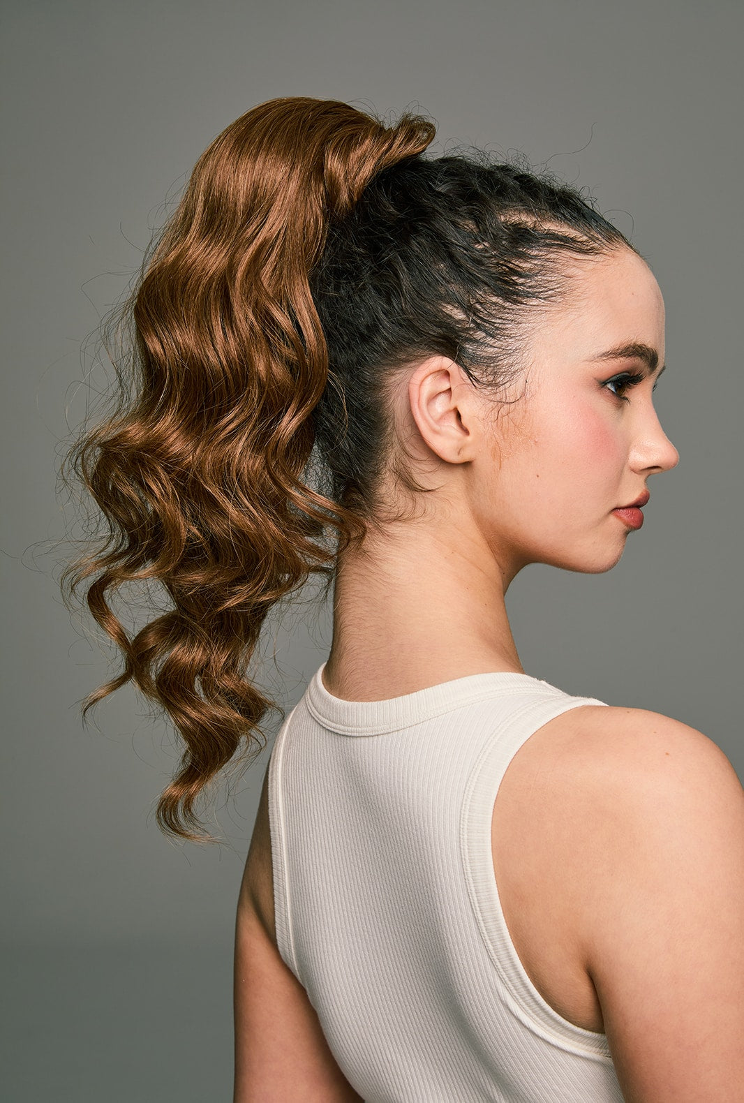 Hebbe | Black Ponytail Extension 26-Inch Long Wave