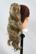 Lynn | Light Ash Blonde Ponytail Extension with Wrap-Around Wire