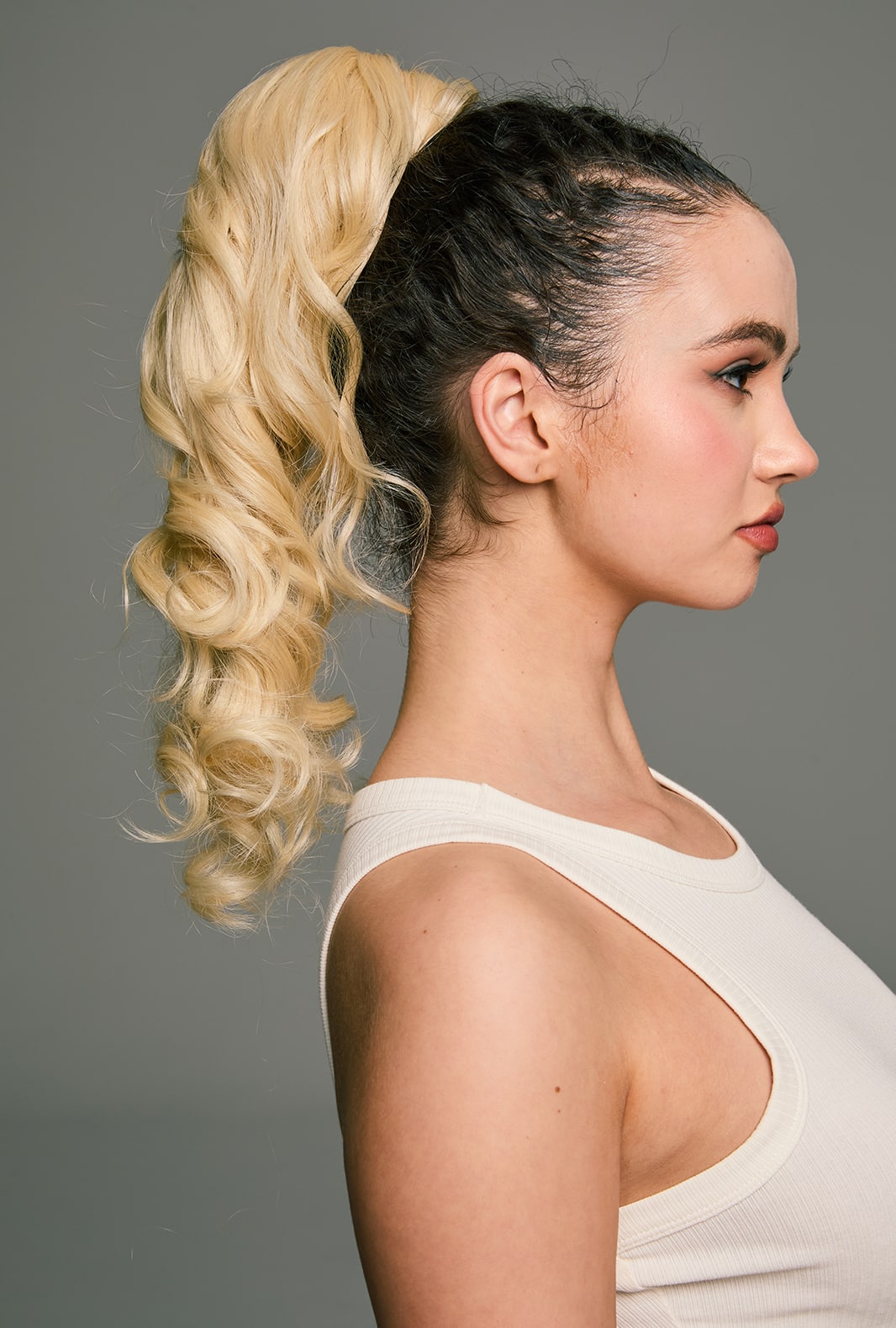 Melody | Light Blonde Ponytail Extension | Flexible Wrap Around | Heat Resistant