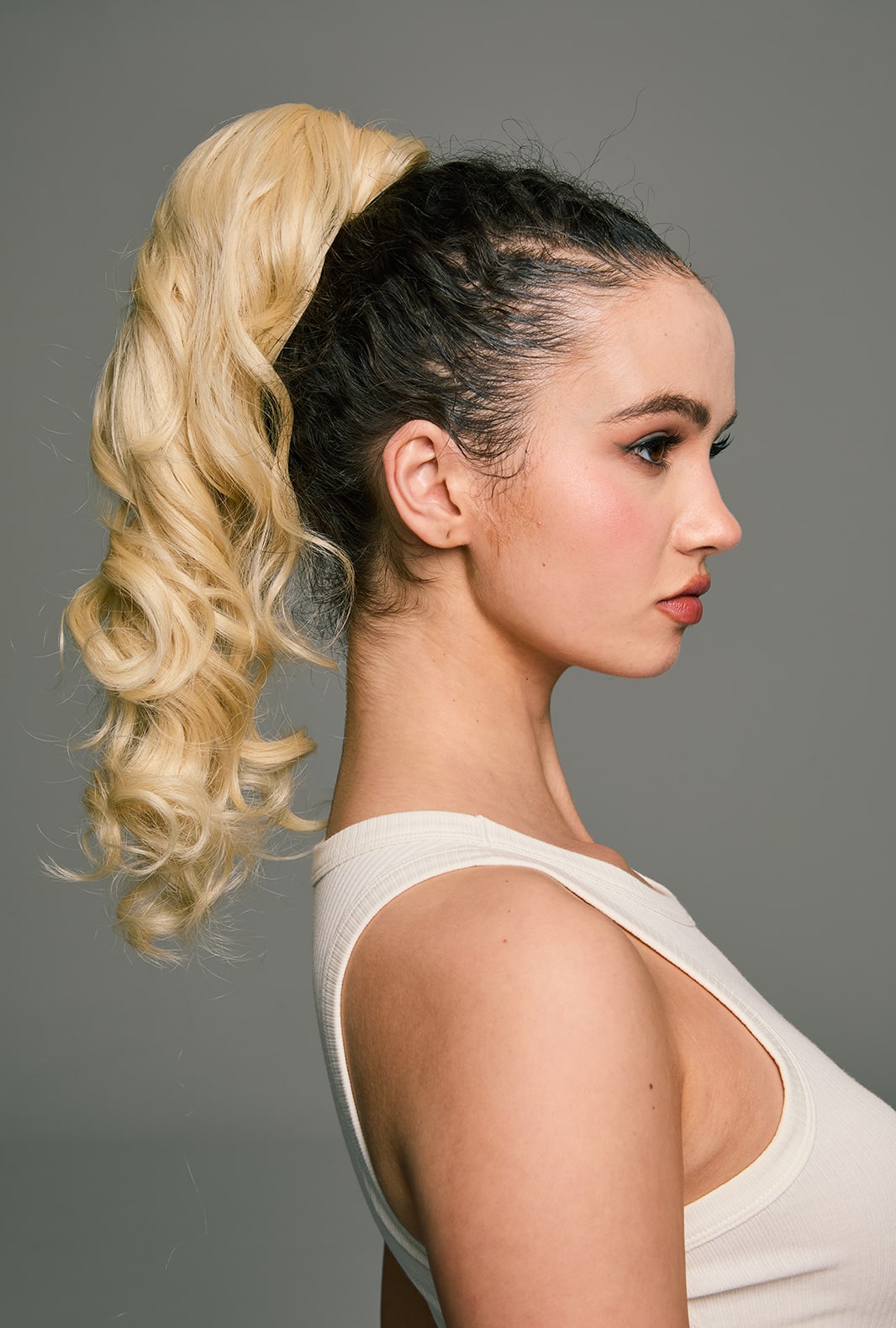 Melody | Light Blonde Ponytail Extension | Flexible Wrap Around | Heat Resistant