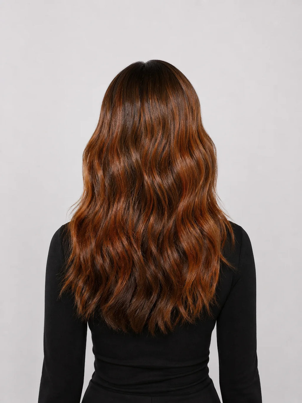 Grace | 18 Inch Balayage Dark Brown-Brown Curly Wig | Synthetic Lace Front Wig