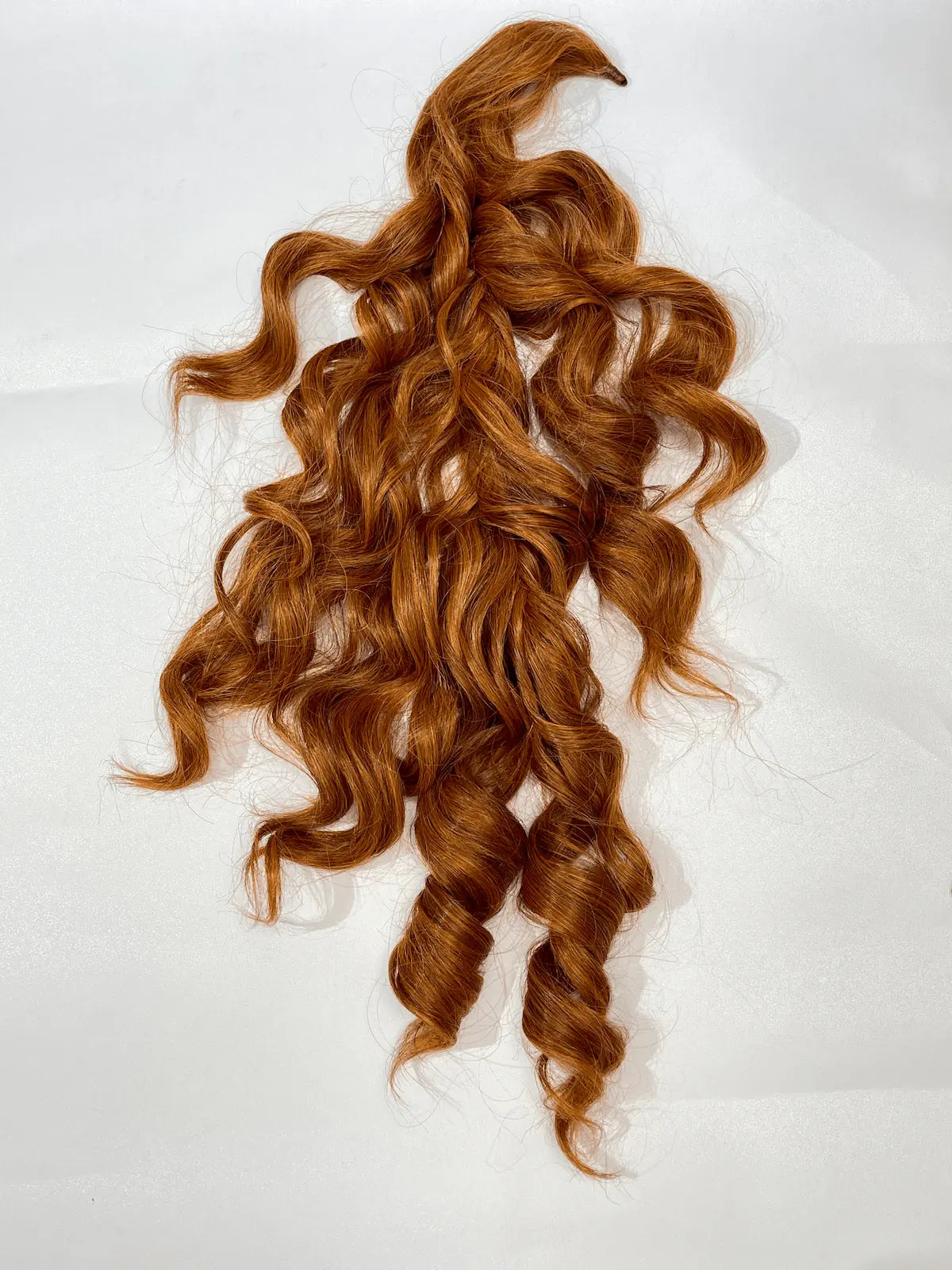 Bonnie | Copper Red Ponytail Extension with Wrap-Around Wire