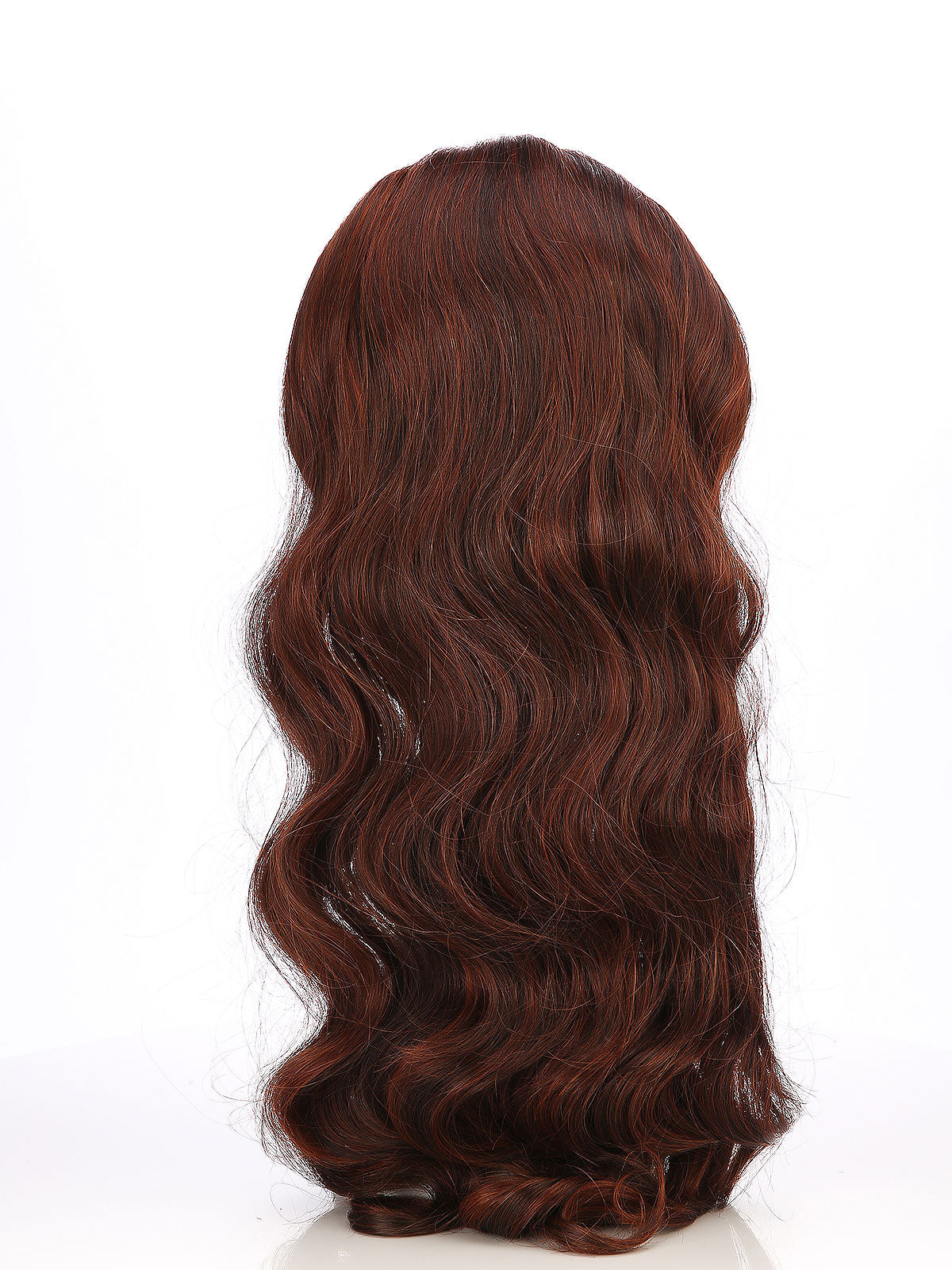 Noelle in Chestnut Flame | 23 Inch Wavy Synthetic Hair Extension | Clip-In Hair Weft