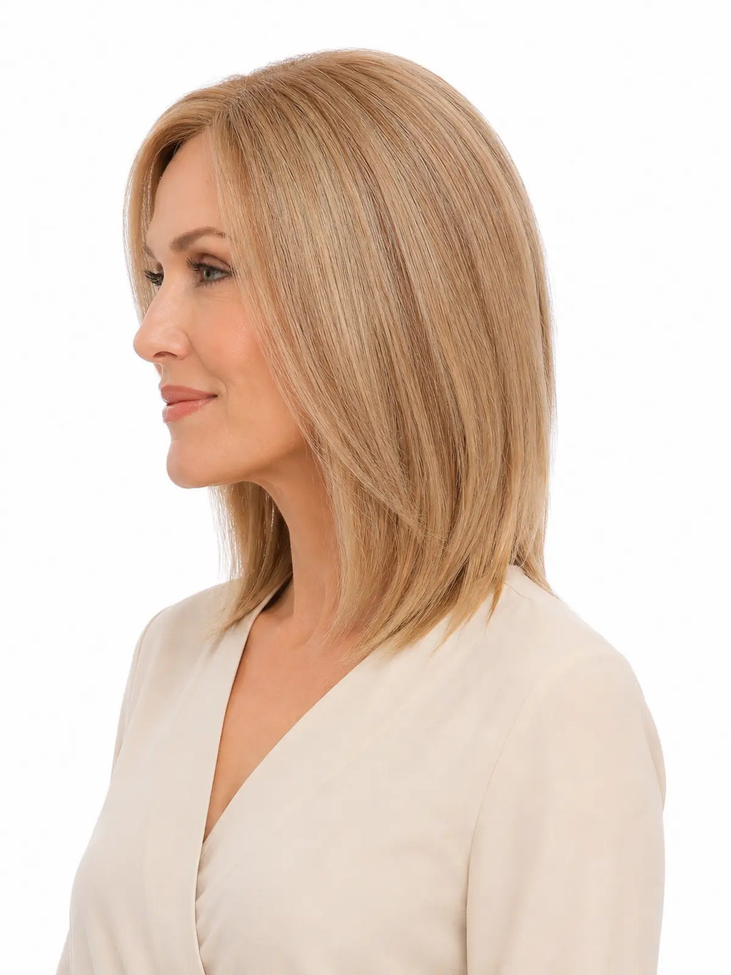 10 Inch Remy Human Hair Topper | Ash Violet Blonde | Mono Base Cool Blonde Top Piece
