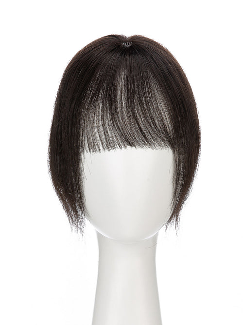 9 Inch Remy Human Hair Topper with HD Lace Closure | Natural Black