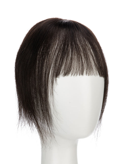 9 Inch Remy Human Hair Topper with HD Lace Closure | Dark Brown
