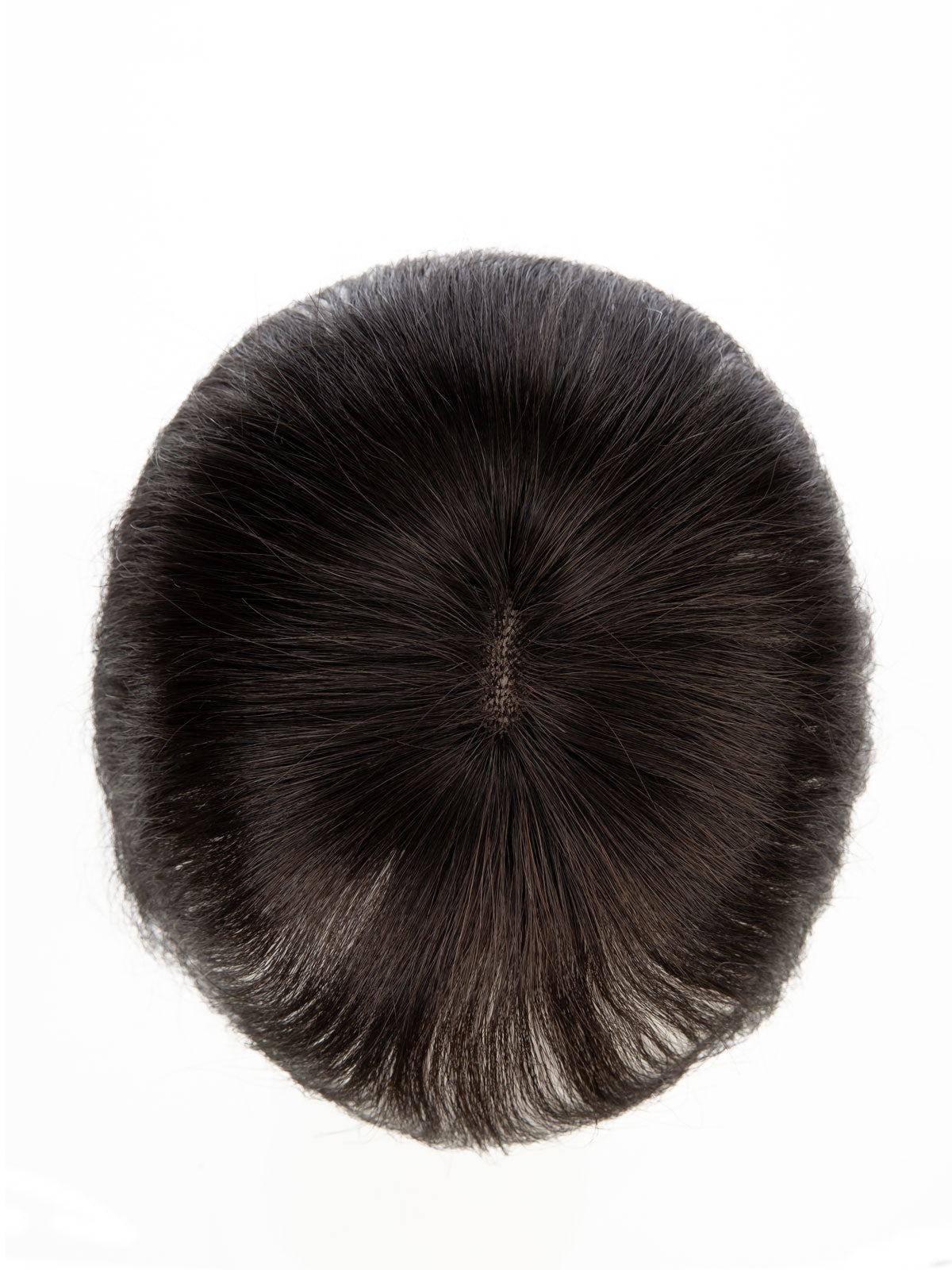 9 Inch Remy Human Hair Topper with HD Lace Closure | Dark Brown