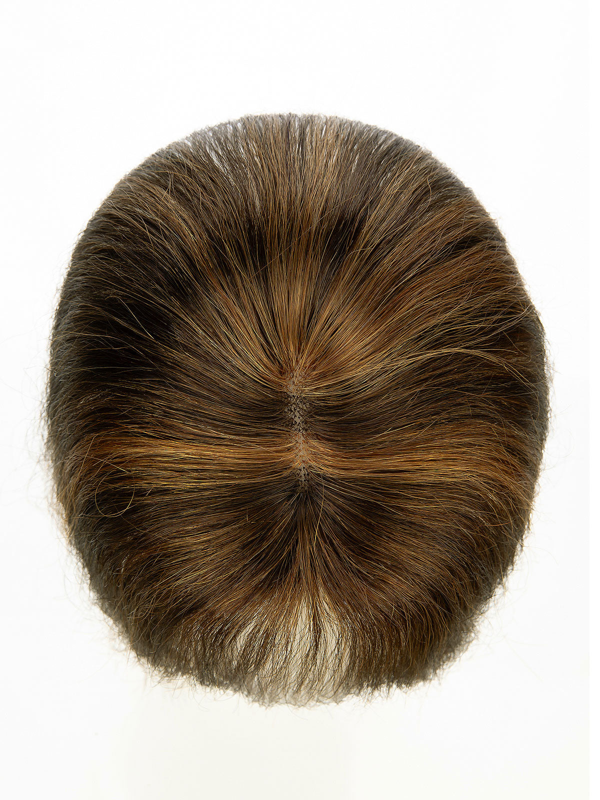 9 Inch Remy Human Hair Topper with HD Lace Closure | Honey Chestnut Blend