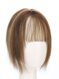 9 Inch Remy Human Hair Topper with HD Lace Closure | Warm Chestnut Blend
