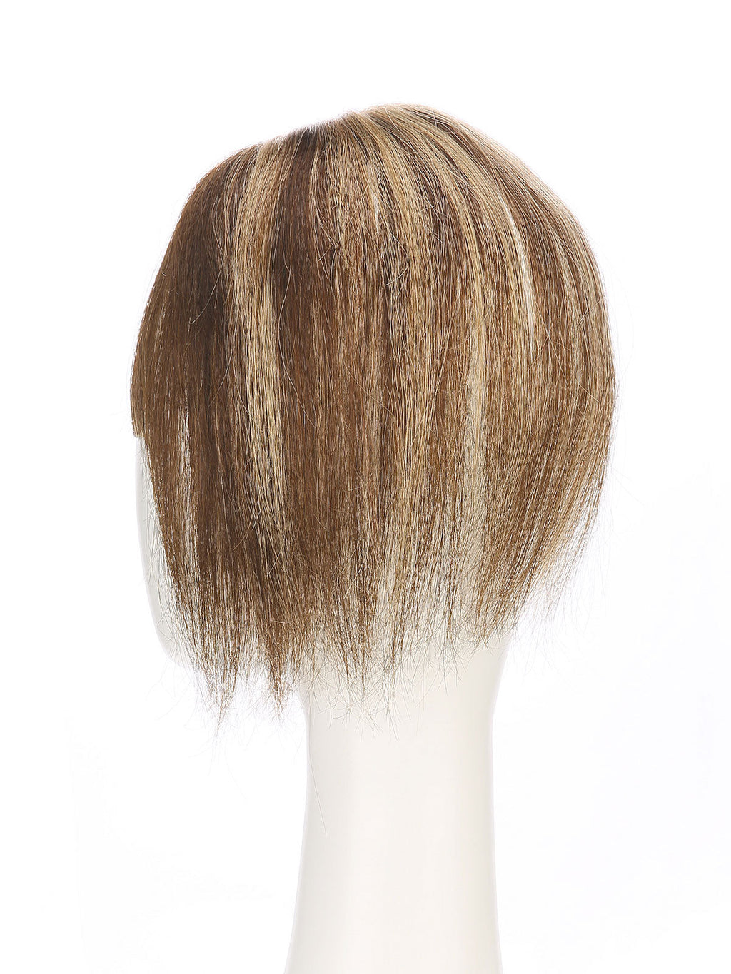 9 Inch Remy Human Hair Topper with HD Lace Closure | Warm Chestnut Blend
