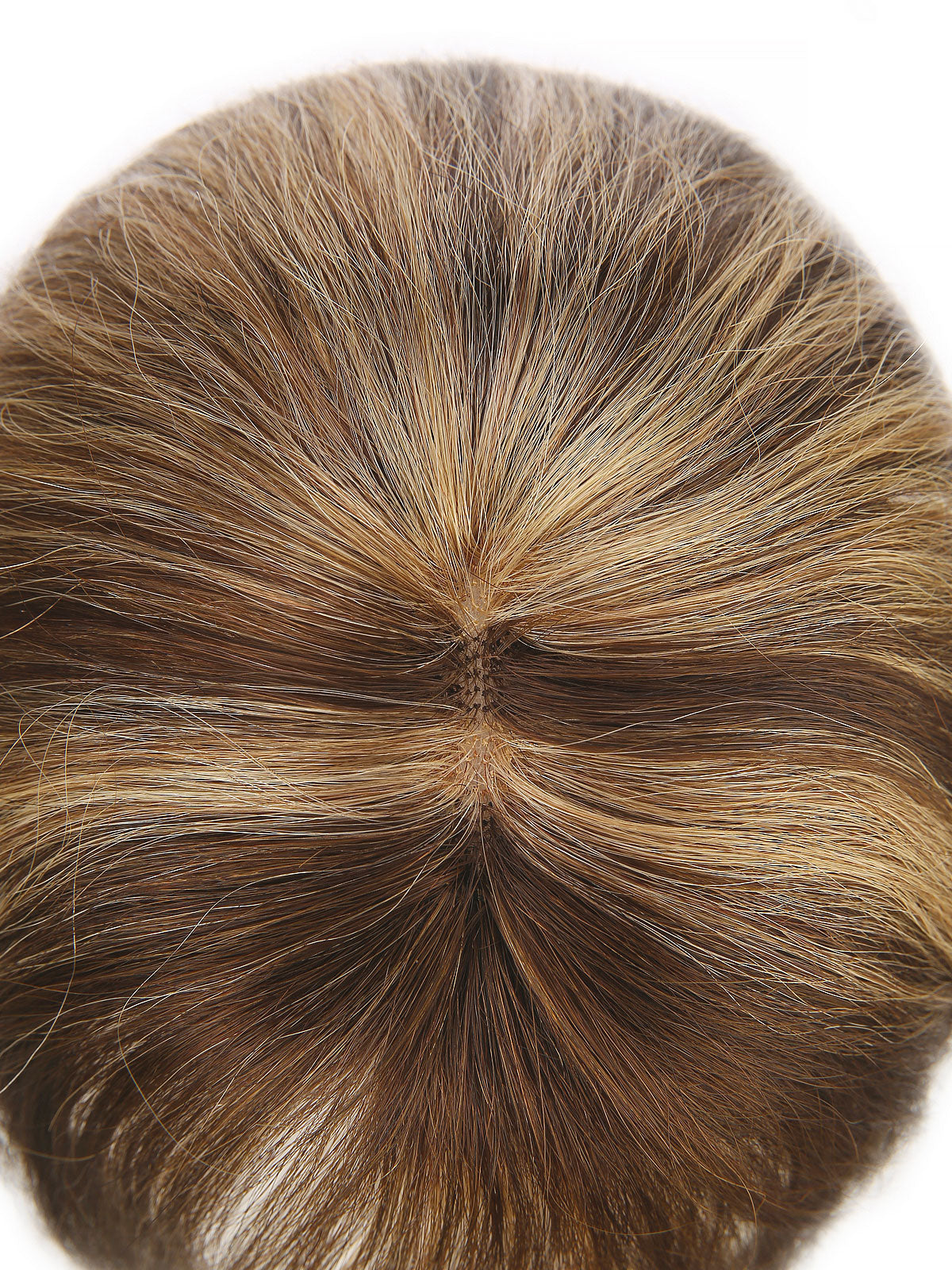 9 Inch Remy Human Hair Topper with HD Lace Closure | Warm Chestnut Blend
