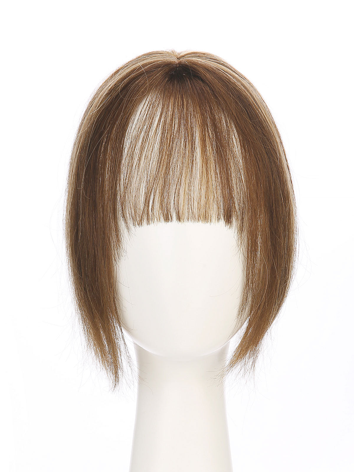 9 Inch Remy Human Hair Topper with HD Lace Closure | Warm Chestnut Blend