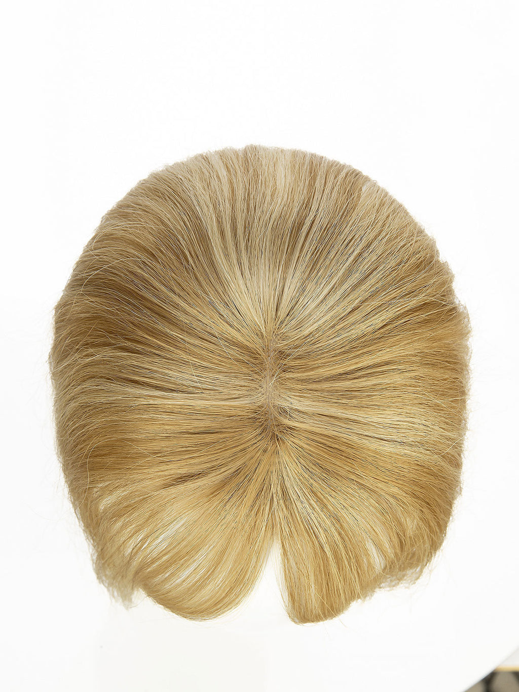 9 Inch Remy Human Hair Topper with HD Lace Closure | Cool Beige Blonde
