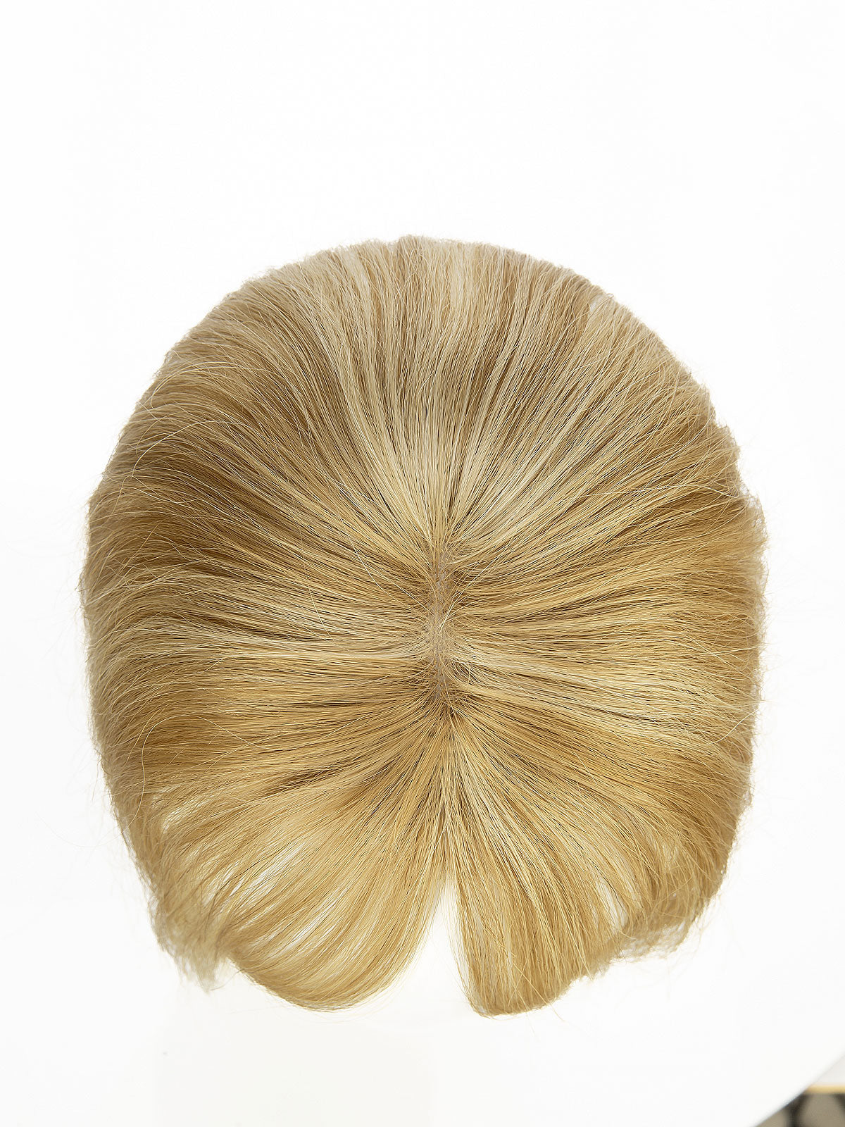 9 Inch Remy Human Hair Topper with HD Lace Closure | Cool Beige Blonde