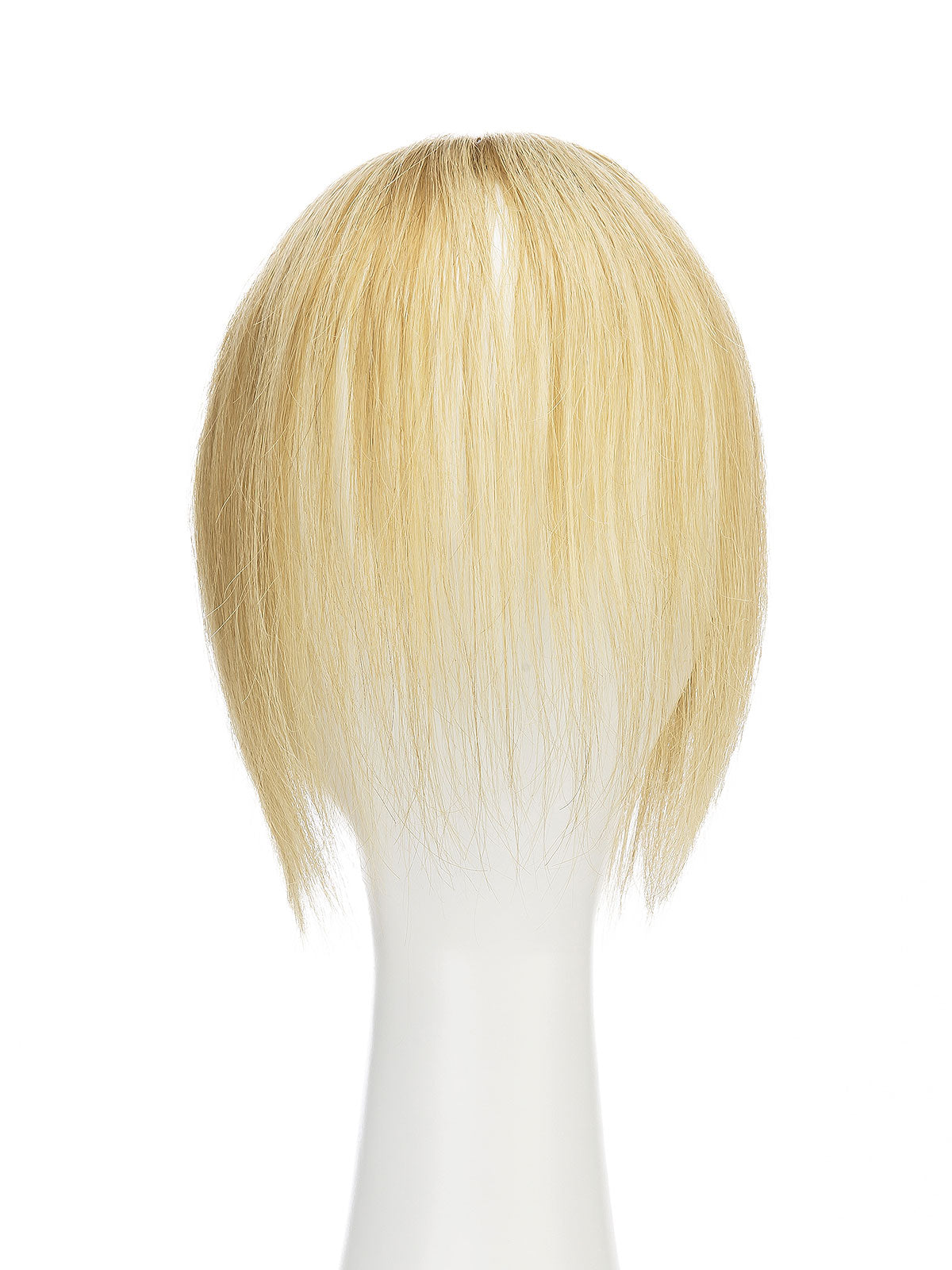 9 Inch Remy Human Hair Topper with HD Lace Closure | Cool Beige Blonde