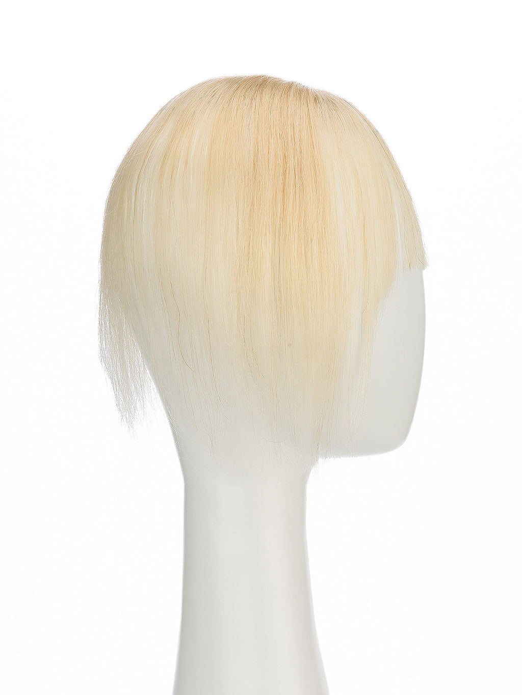 9 Inch Remy Human Hair Topper with HD Lace Closure | Platinum Blonde
