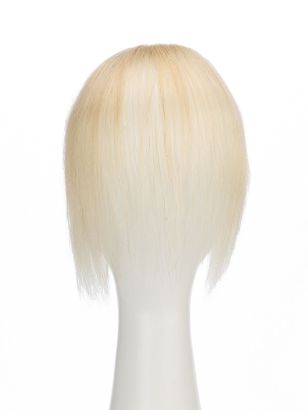 9 Inch Remy Human Hair Topper with HD Lace Closure | Platinum Blonde