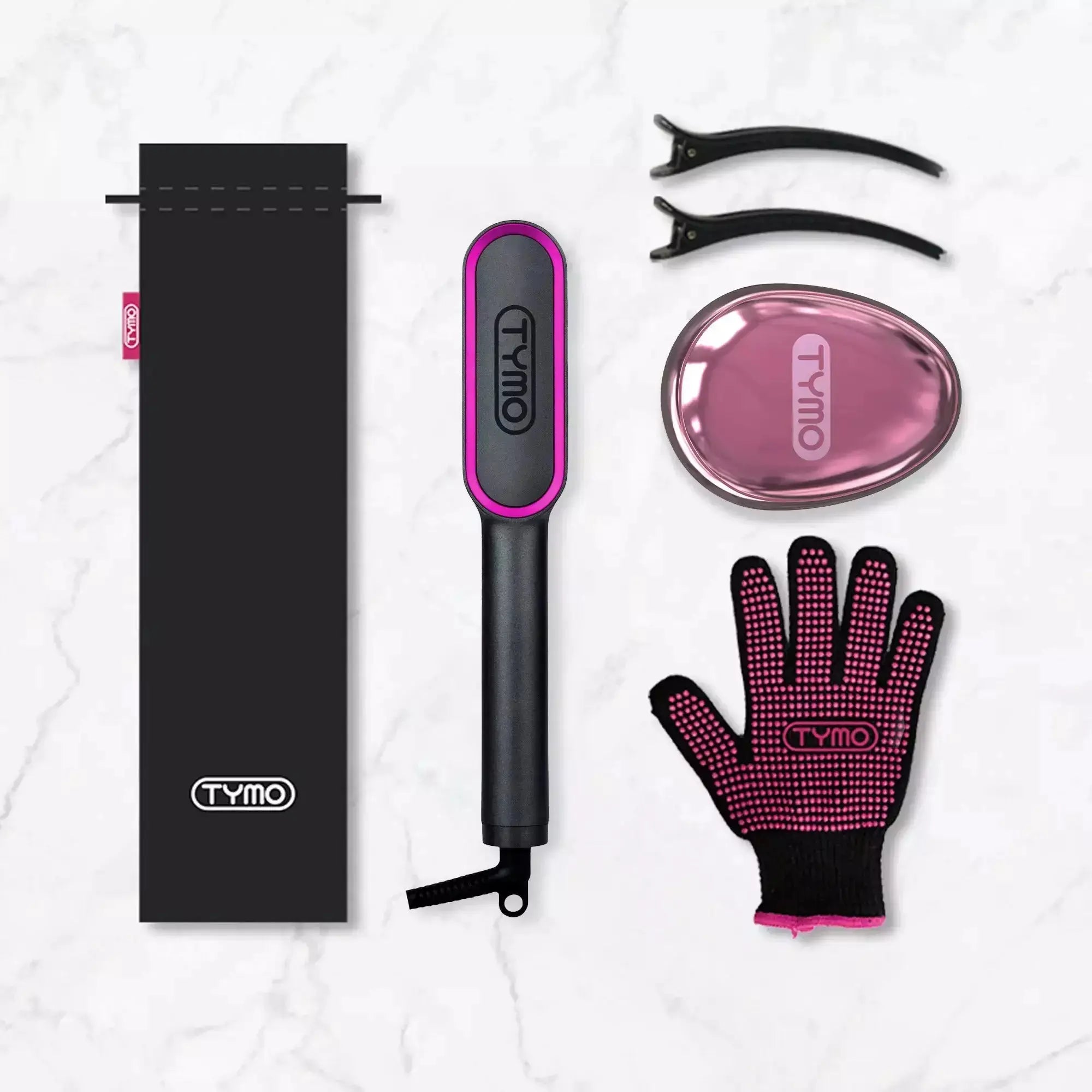 TYMO RING straightening comb – barrel close-up