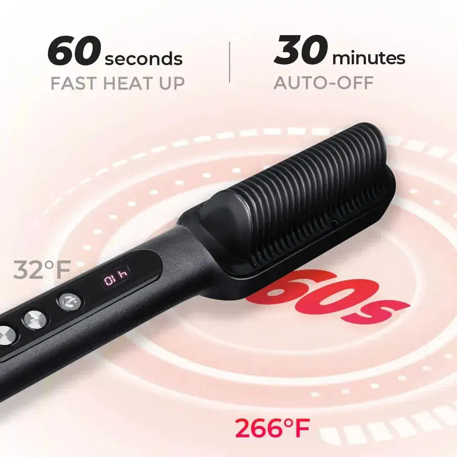 TYMO RING PLUS straightening brush – close-up detail