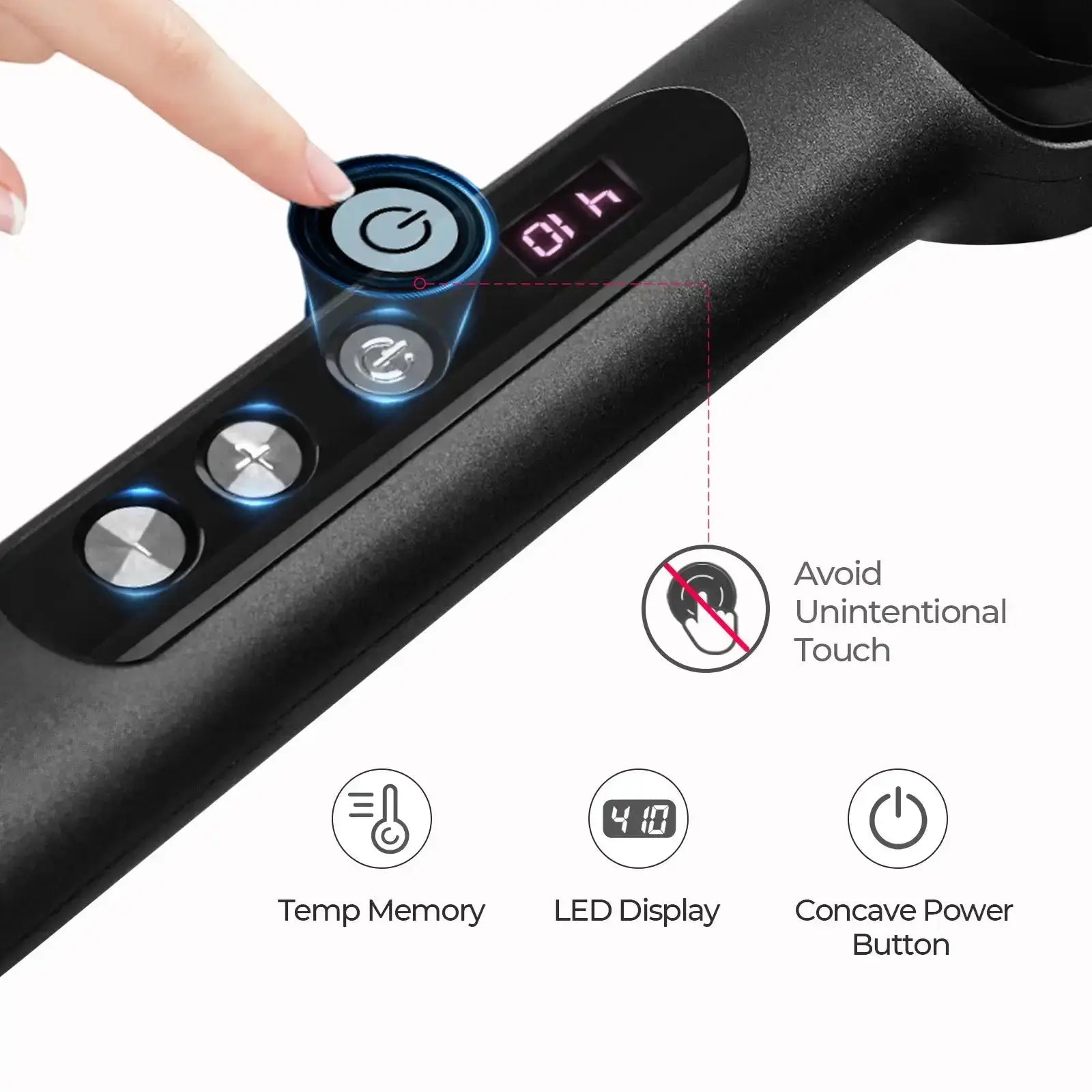 TYMO RING PLUS straightening brush – barrel close-up