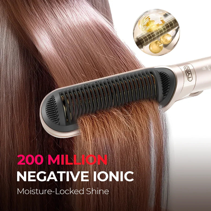 TYMO FLIPRO straightening brush – packaging and accessories