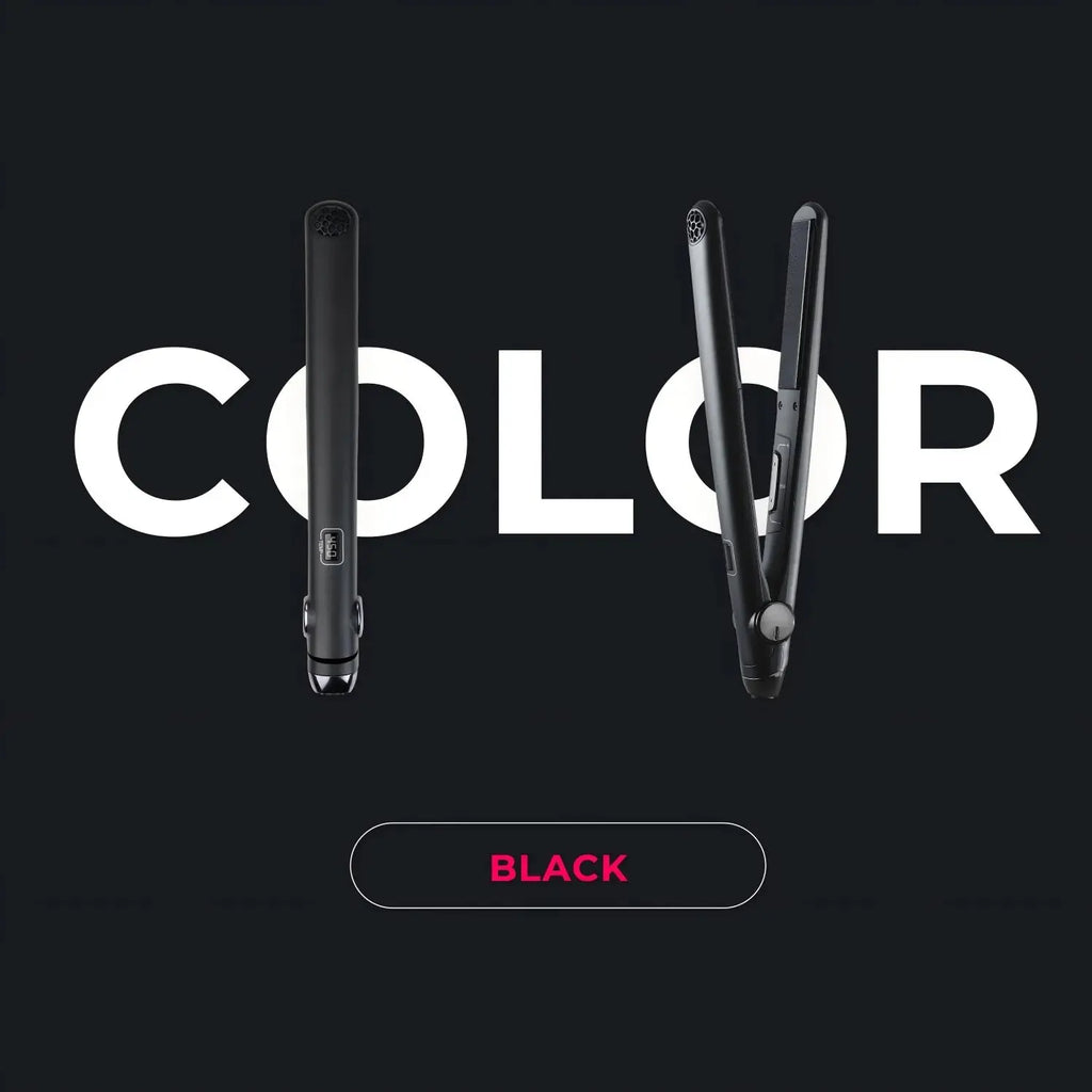 TYMO SWAY NOIR nano titanium flat iron – packaging and accessories