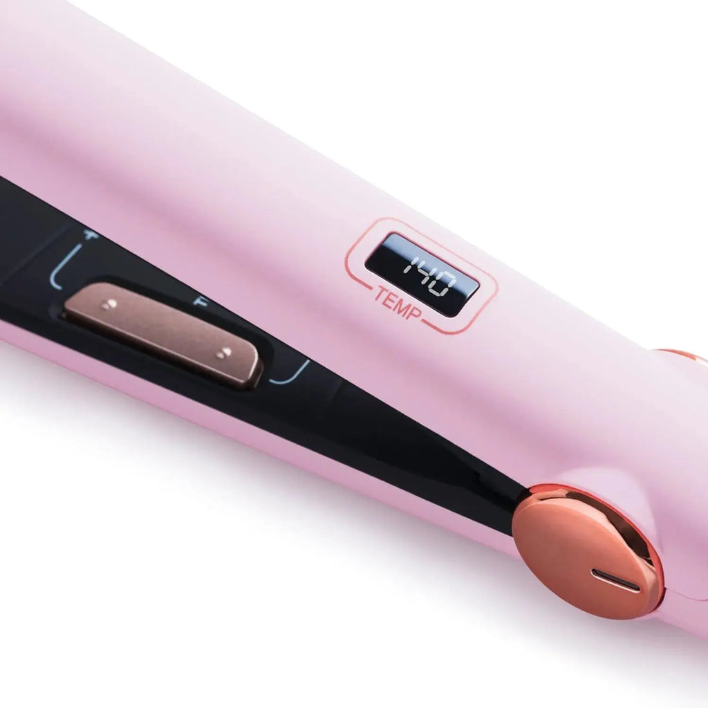 TYMO SWAY nano titanium flat iron – in-use styling result