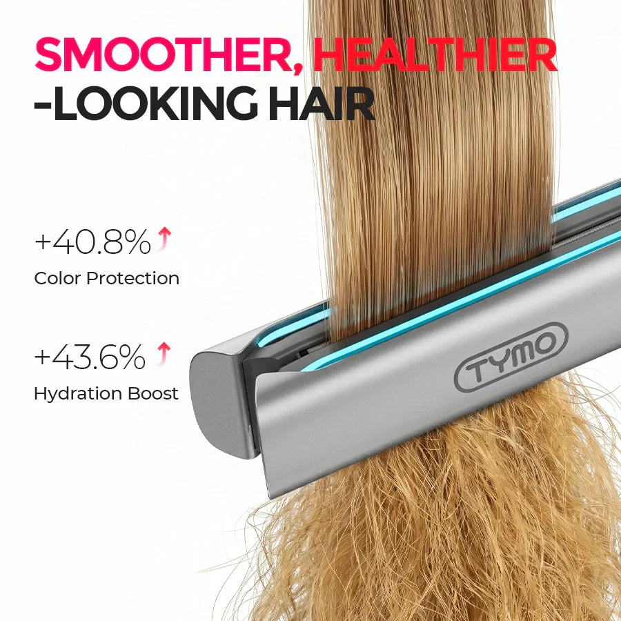 TYMO FLAIGHT HOLO PREMIUM hair straightener – close-up detail
