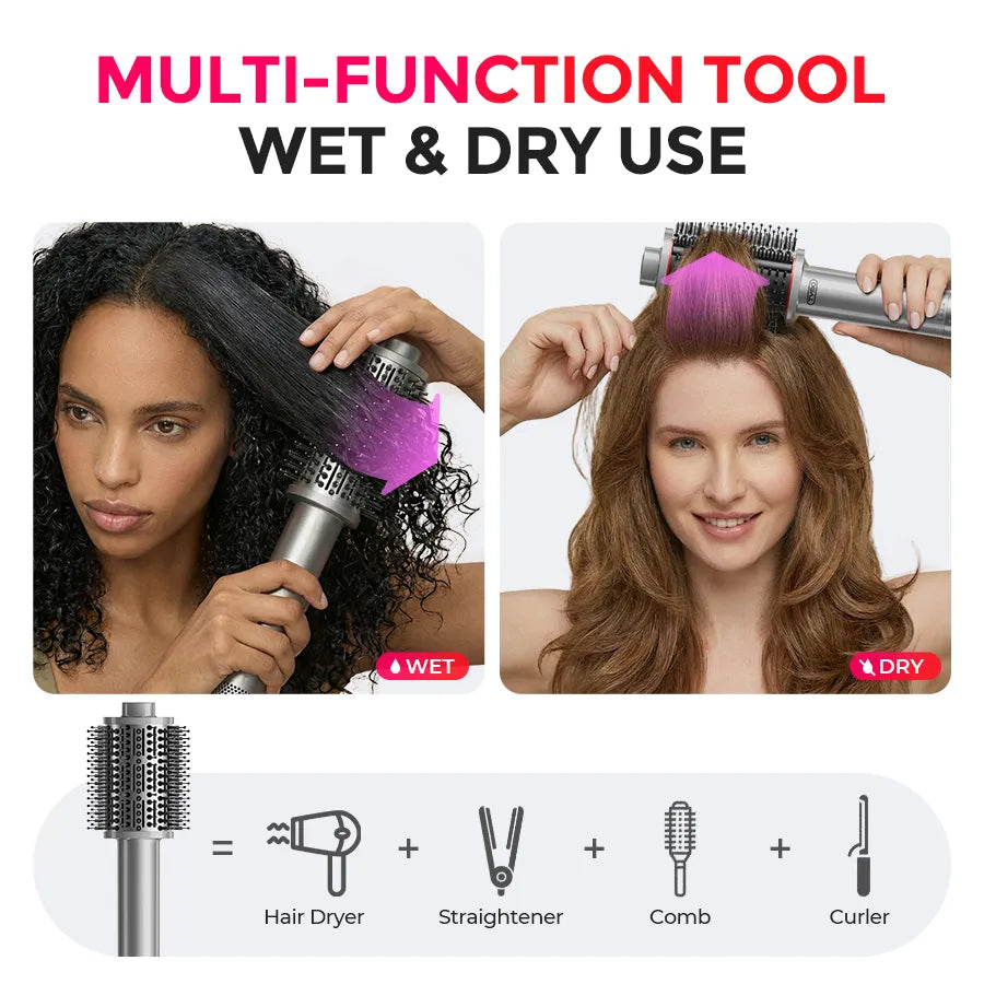TYMO AIRBEAM 3.0 hot air styling brush – close-up detail