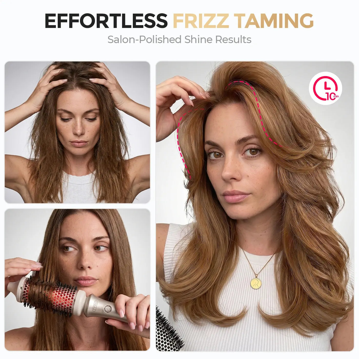 TYMO INFRARED STYLUX thermal styling comb – barrel close-up