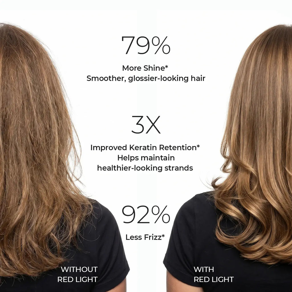 TYMO INFRARED STYLUX thermal styling comb – side angle view