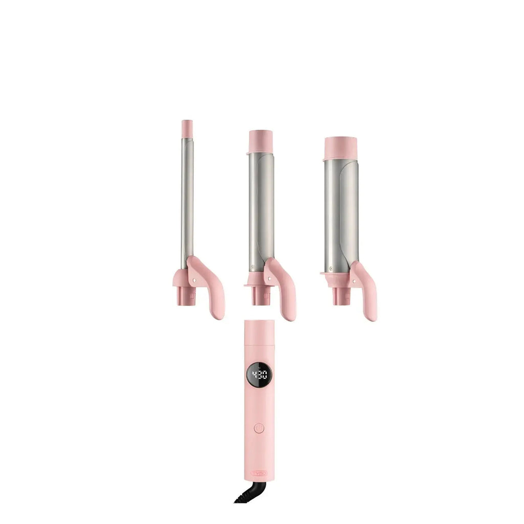 TYMO CUES PINK interchangeable curling iron set – main product photo