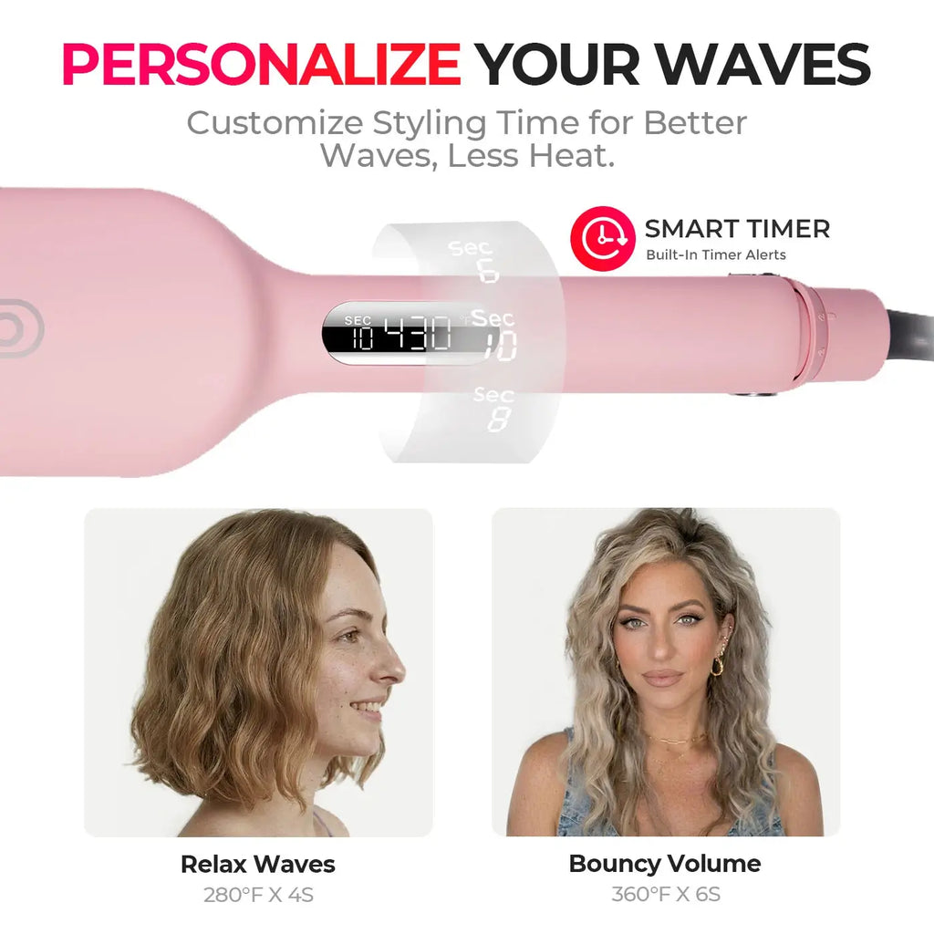 TYMO ROVY COMPACT deep waver curling iron – barrel close-up