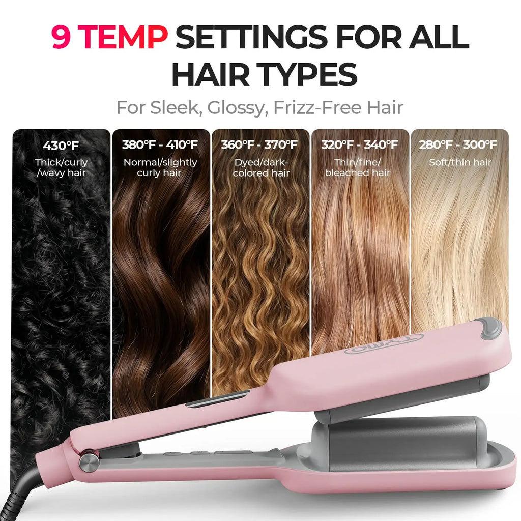 TYMO ROVY COMPACT deep waver curling iron – close-up detail