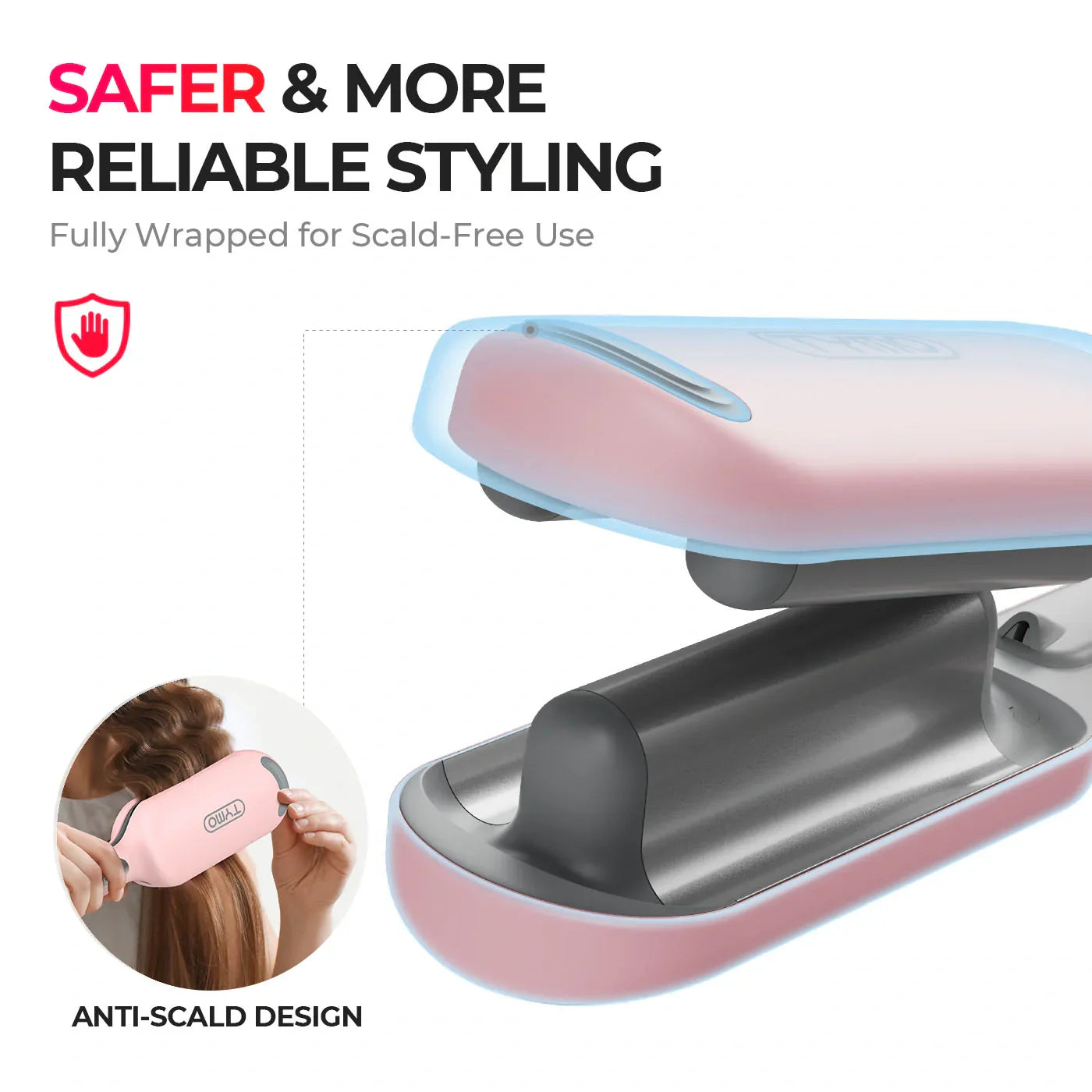 TYMO ROVY ceramic deep waver curling iron – packaging and accessories