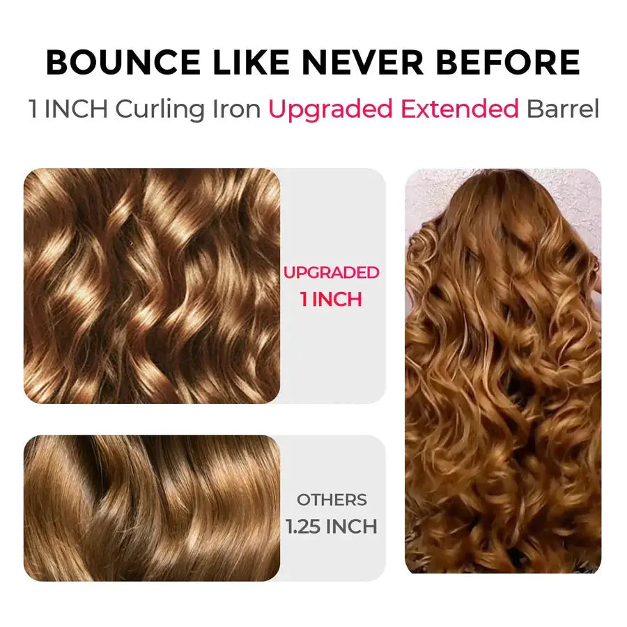 TYMO CURLPRO PLUS auto-rotating curling iron – handle and grip design