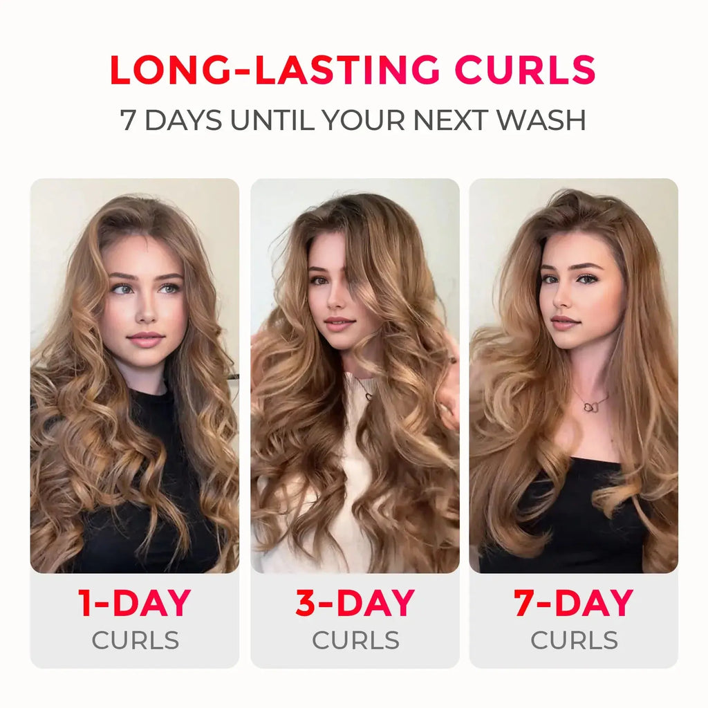 TYMO CURLPRO PLUS auto-rotating curling iron – control panel and heat settings