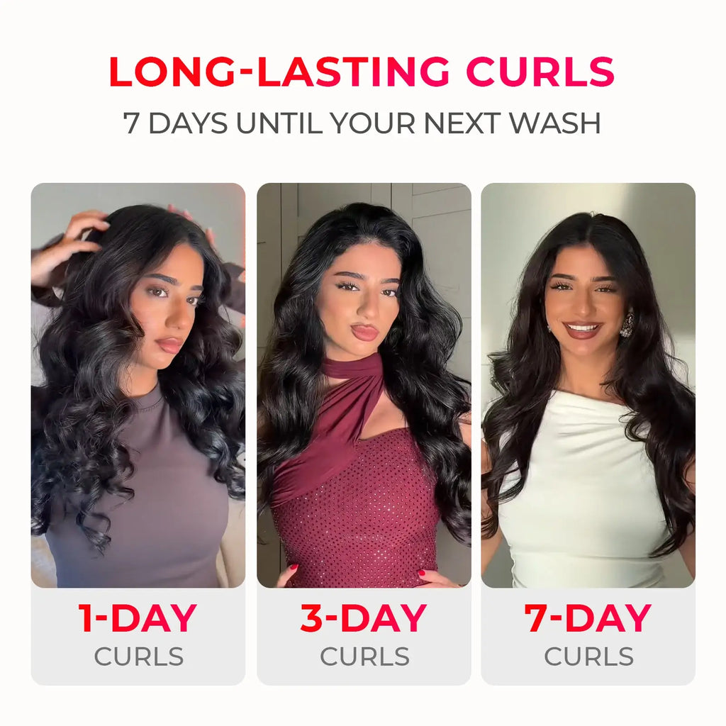 TYMO CURLPRO PLUS auto-rotating curling iron – barrel close-up