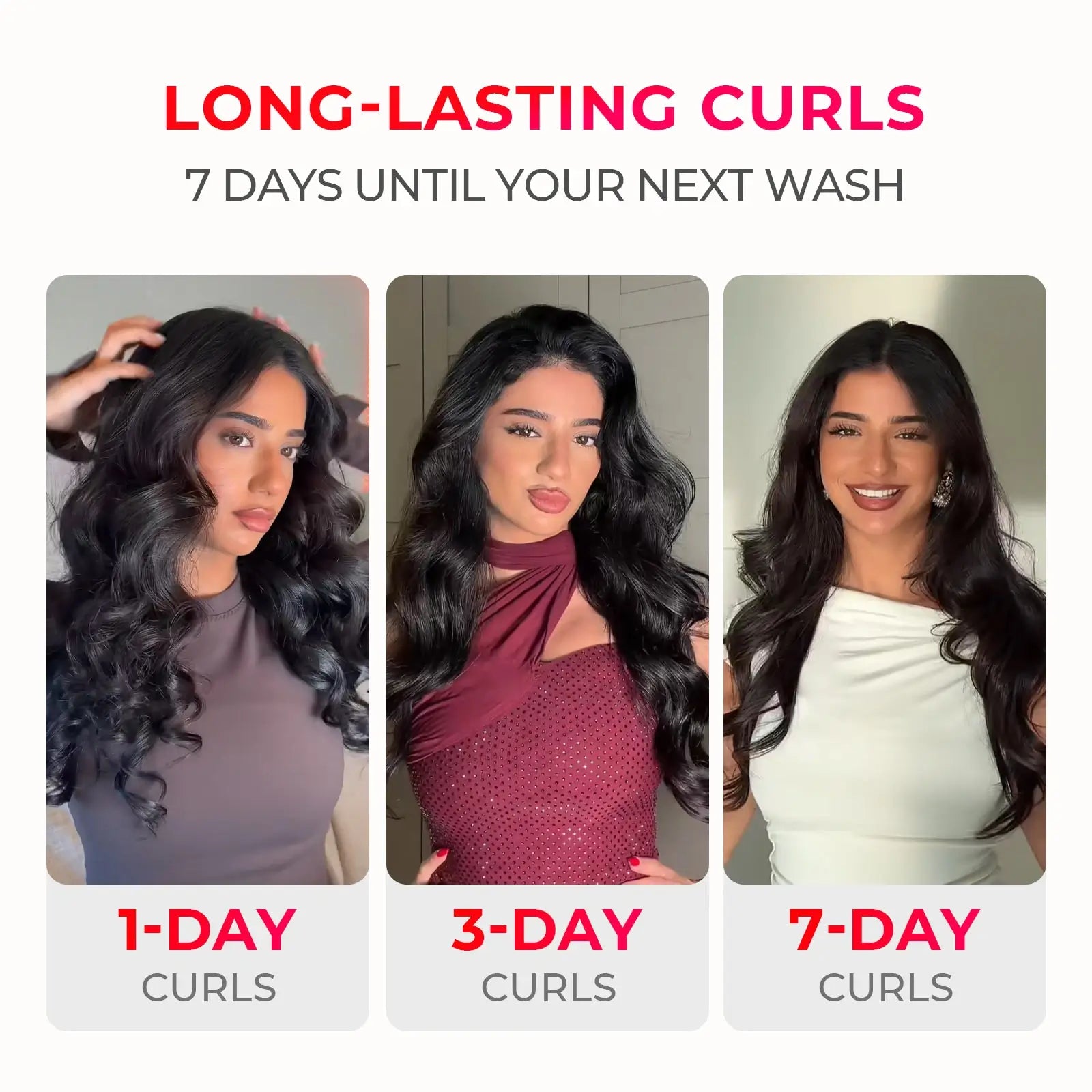 TYMO CURLPRO PLUS pink auto-rotating curling iron – barrel close-up