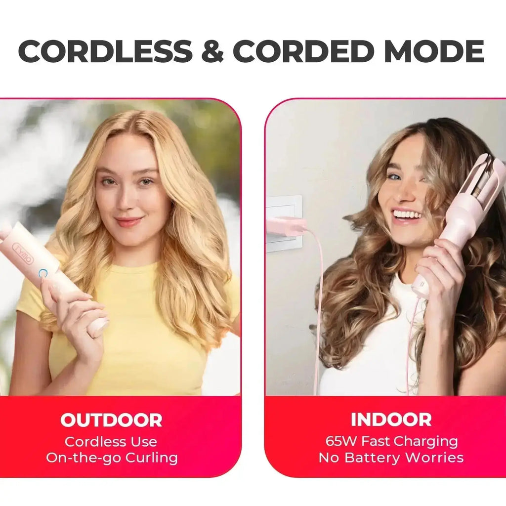 TYMO CURLGO ECO cordless curling iron – front view