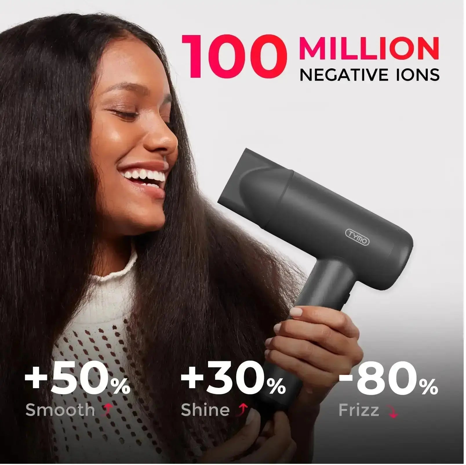 TYMO AIRHYPE LITE hair dryer – handle and grip design