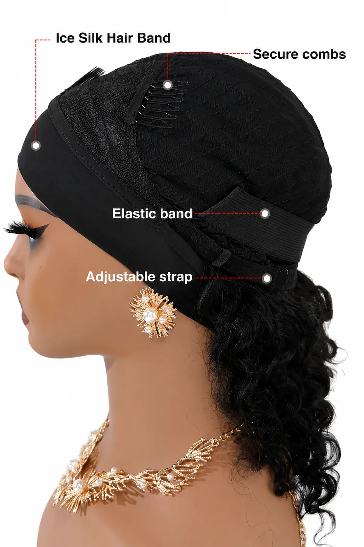 Human Hair Headband Wig | Deep Wave | 14 Inch/16 Inch No Glue