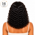 Human Hair Headband Wig | Deep Wave | 14 Inch/16 Inch No Glue