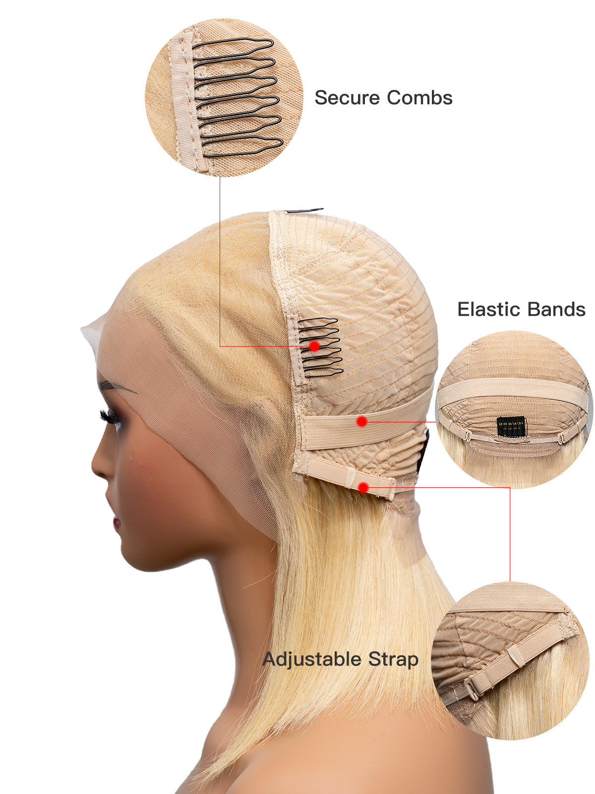 613 Blonde Bob Human Hair Wig | HD Lace Front Wig