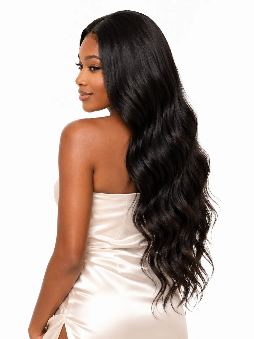 Human Hair Body Wave Black Wig | HD 13x4 Lace Front 180 Density Wig