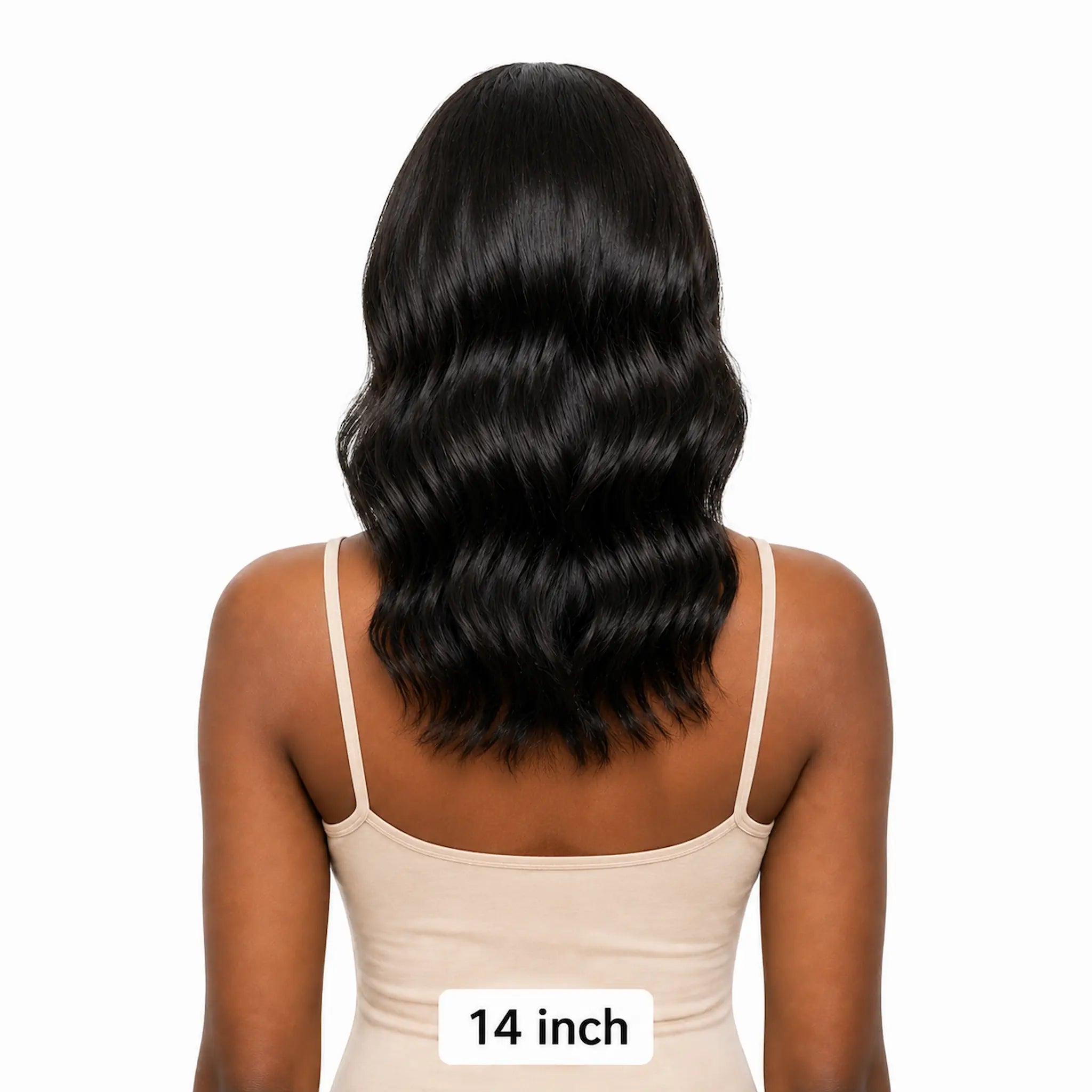 Human Hair Body Wave Black Wig | HD 13x4 Lace Front 180 Density Wig