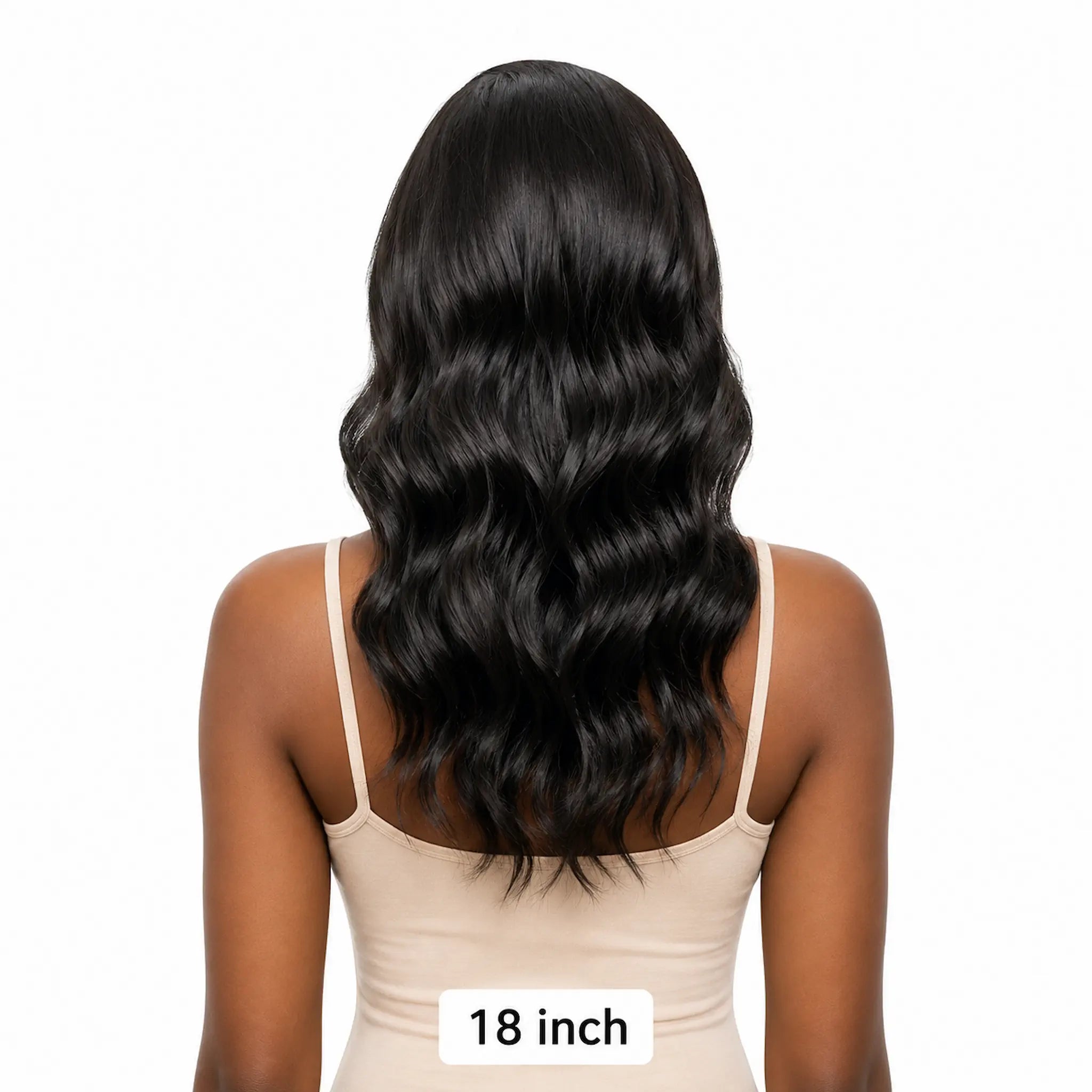 Human Hair Body Wave Black Wig | HD 13x4 Lace Front 180 Density Wig